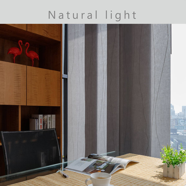 Hokku Designs Semi Sheer Vertical Blind Wayfair